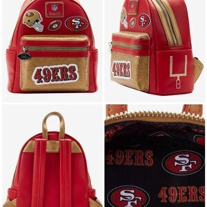 San Francisco 49ers Red and Gold Backpack